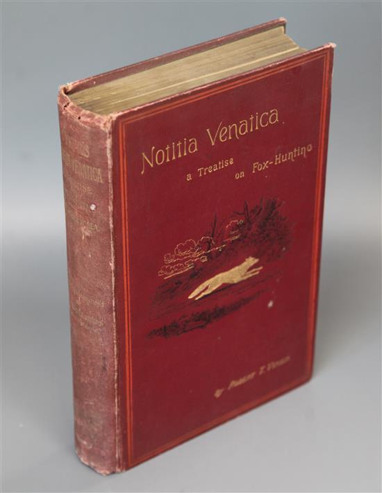 Vyner, Robert Thomas - Notitia Venatica: A Treatise on Fox Hunting, 7th edition, 8vo, with 12 hand-coloured
